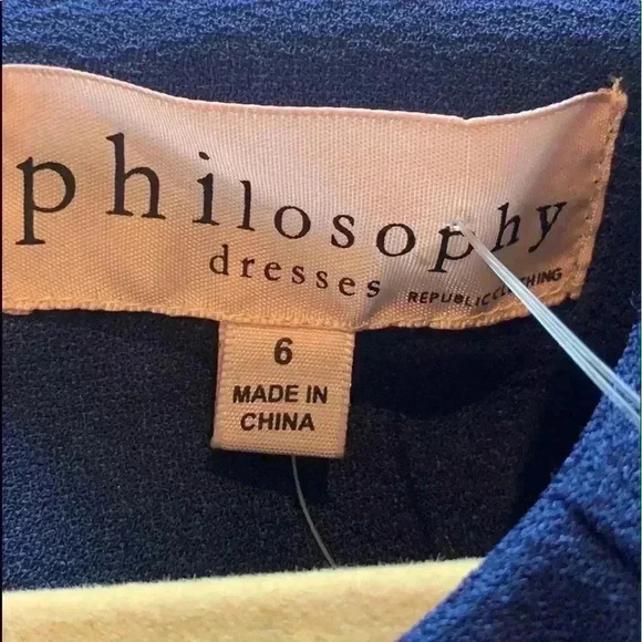 Philosophy Navy Dress  - Picture 5 of 5